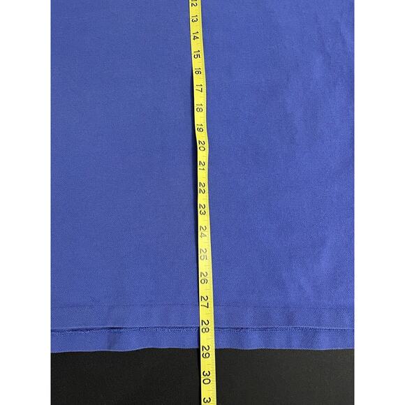 Polo Ralph Lauren Medium Adult Polo Shirt Blue Short Sleeve Casual Preppy Mens - Picture 8 of 9